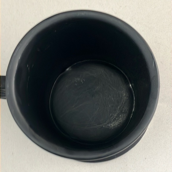 Anthropologie Monogrammed letter E Black Matte Mug / coffee beverage cup - Picture 9 of 12